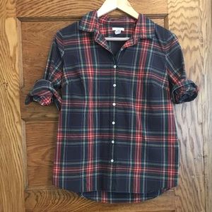J.crew plaid button-down